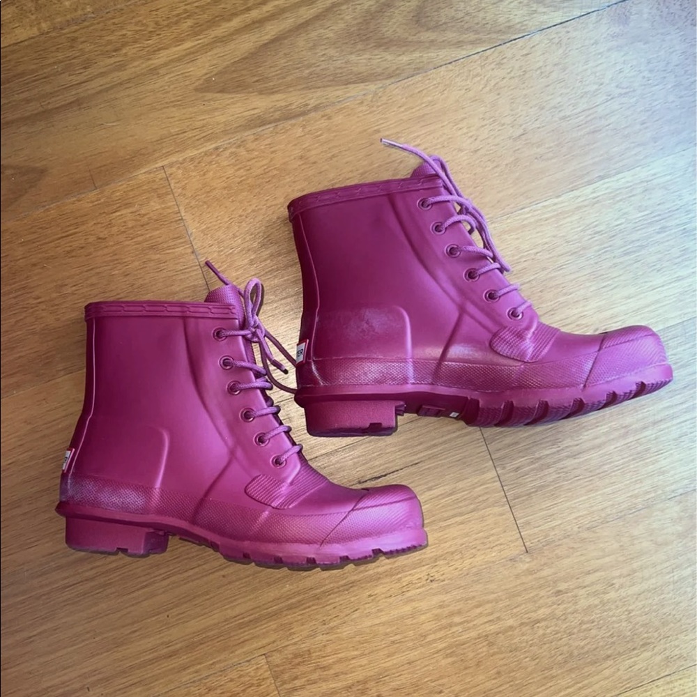Hunter Women's Pink Winter & Rain Boots